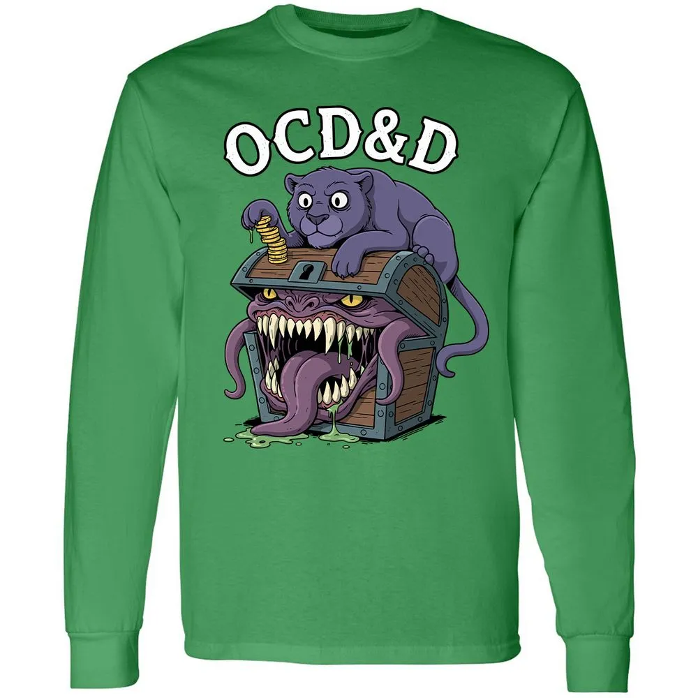 OCD&D Long Sleeve T-Shirt - Irish Green - 10