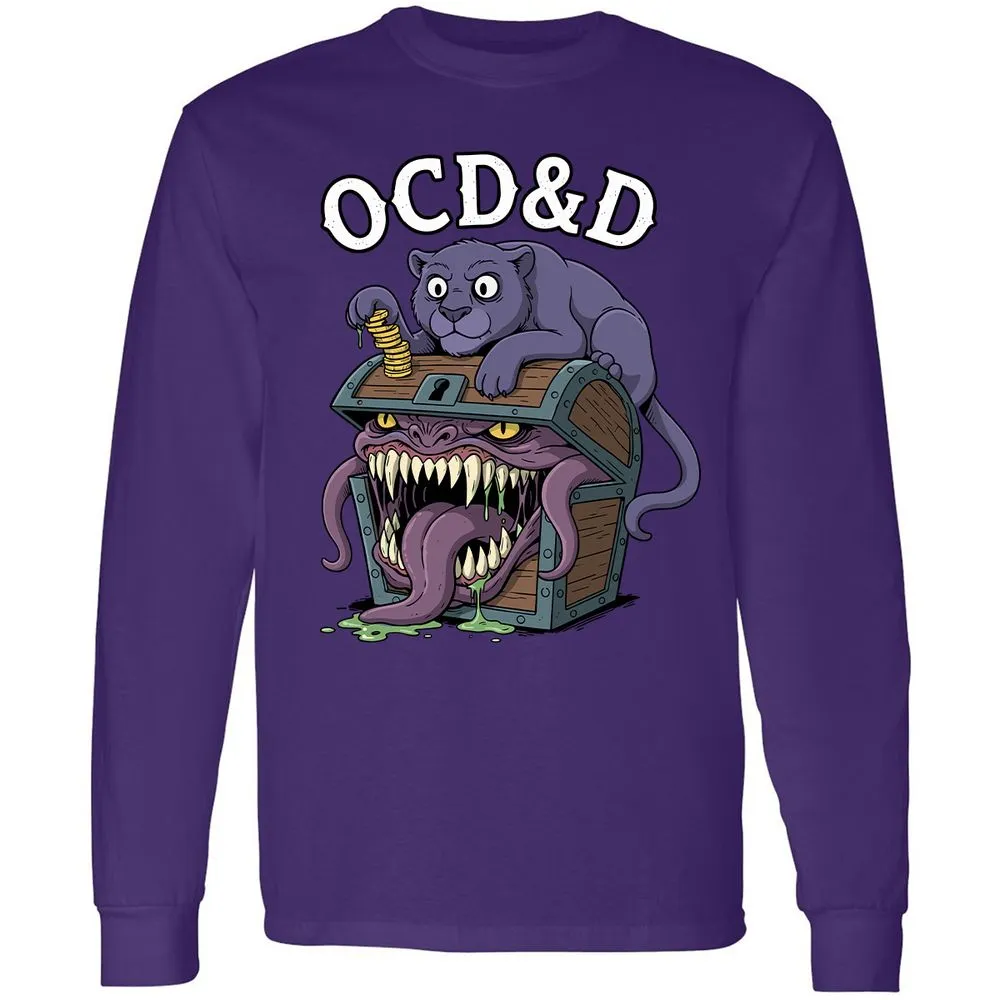 OCD&D Long Sleeve T-Shirt - Purple - 13