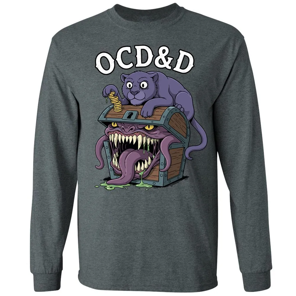 OCD&D Long Sleeve T-Shirt - Dark Heather - 15