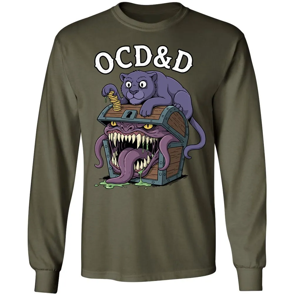 OCD&D Long Sleeve T-Shirt - Military Green - 16
