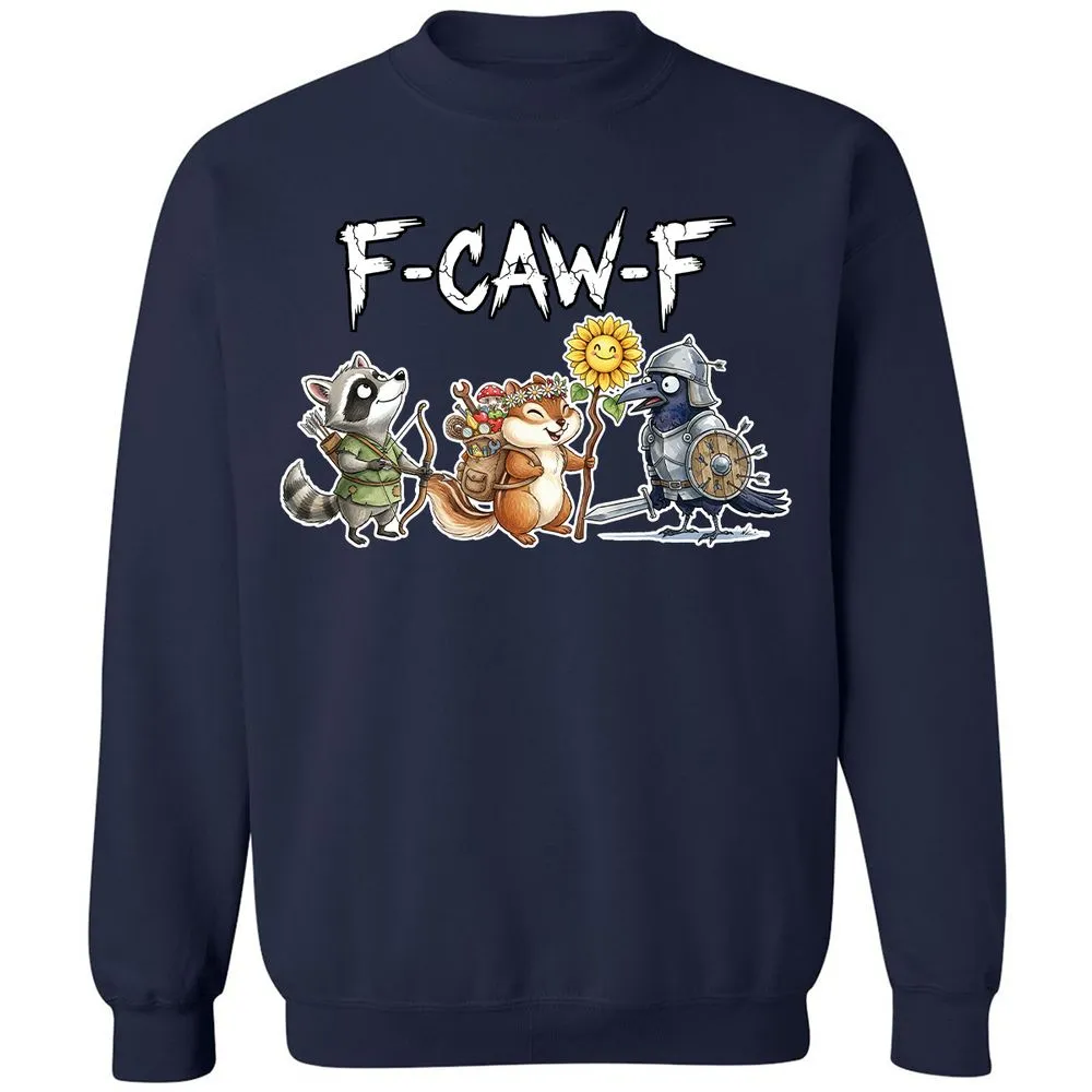 F-CAW-F Adventuring party Classic Unisex Sweatshirt - Navy - 2