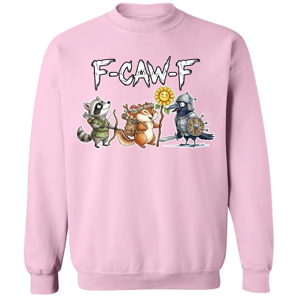 F-CAW-F Adventuring party Classic Unisex Sweatshirt - Light Pink - 3
