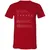 X-ray Tech Stats Unisex V-Neck T-Shirt - Red - 3