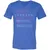 X-ray Tech Stats Unisex V-Neck T-Shirt - Heather True Royal - 14
