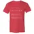 X-ray Tech Stats Unisex V-Neck T-Shirt - Heather Red - 16