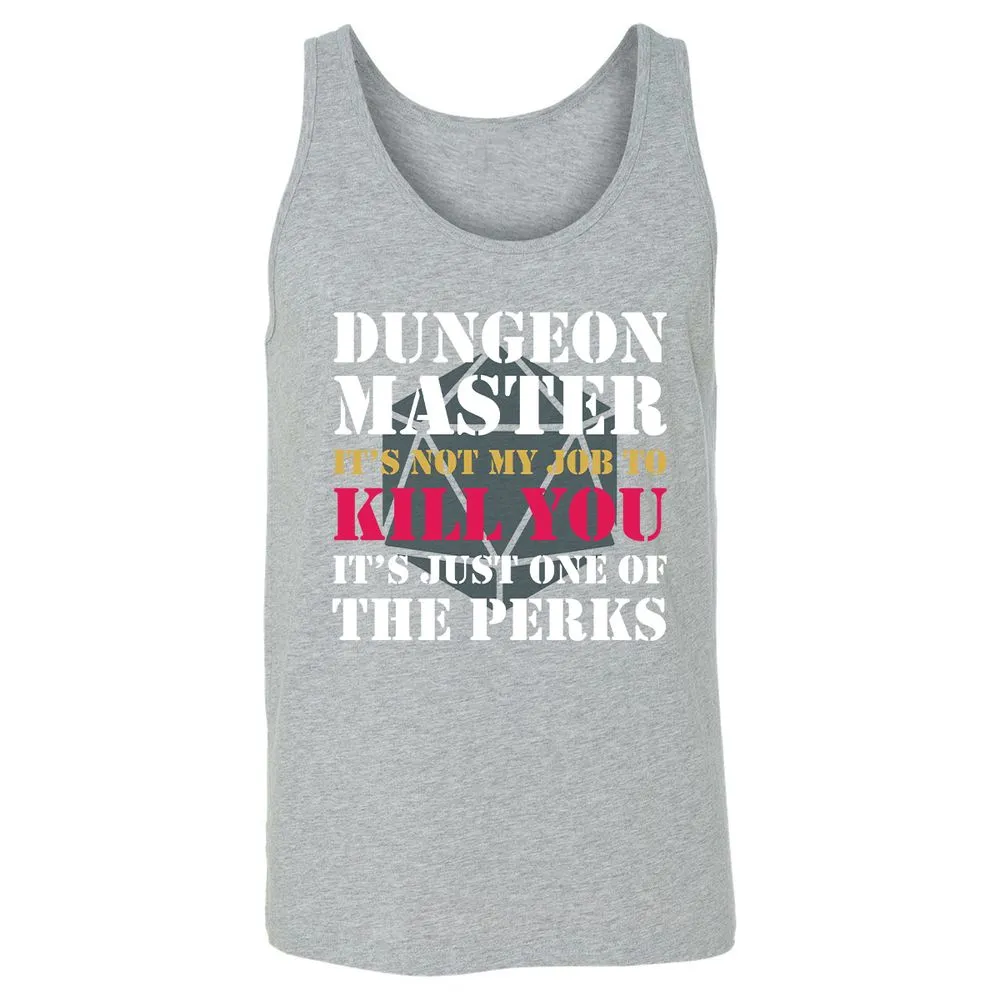 DUNGEON MASTER NOT MY JOB Unisex Jersey Tank - Athletic Heather - 4