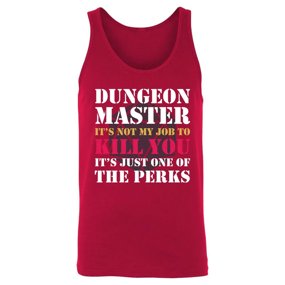 DUNGEON MASTER NOT MY JOB Unisex Jersey Tank - Red - 11