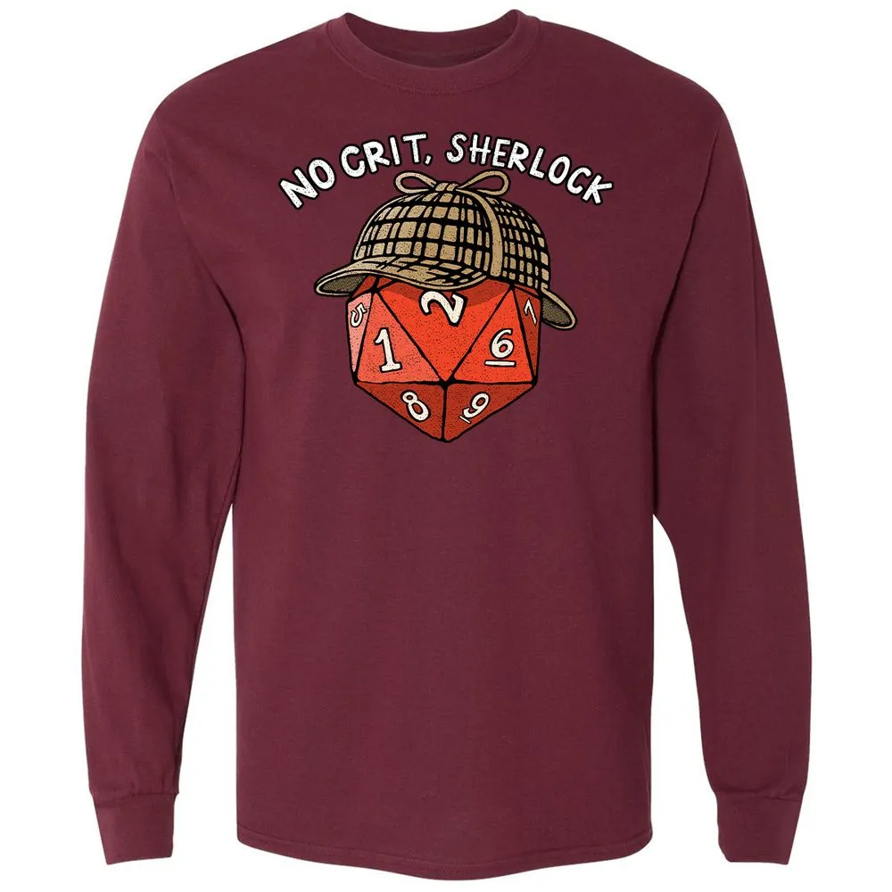 No Crit Sherlock - Maroon - 11