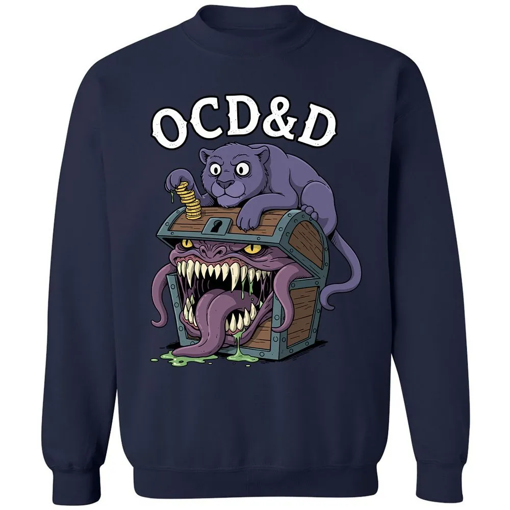OCD&D Classic Unisex Sweatshirt - Navy - 2