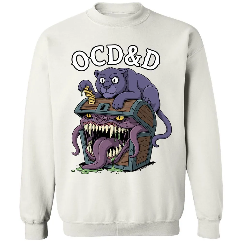 OCD&D Classic Unisex Sweatshirt - White - 12