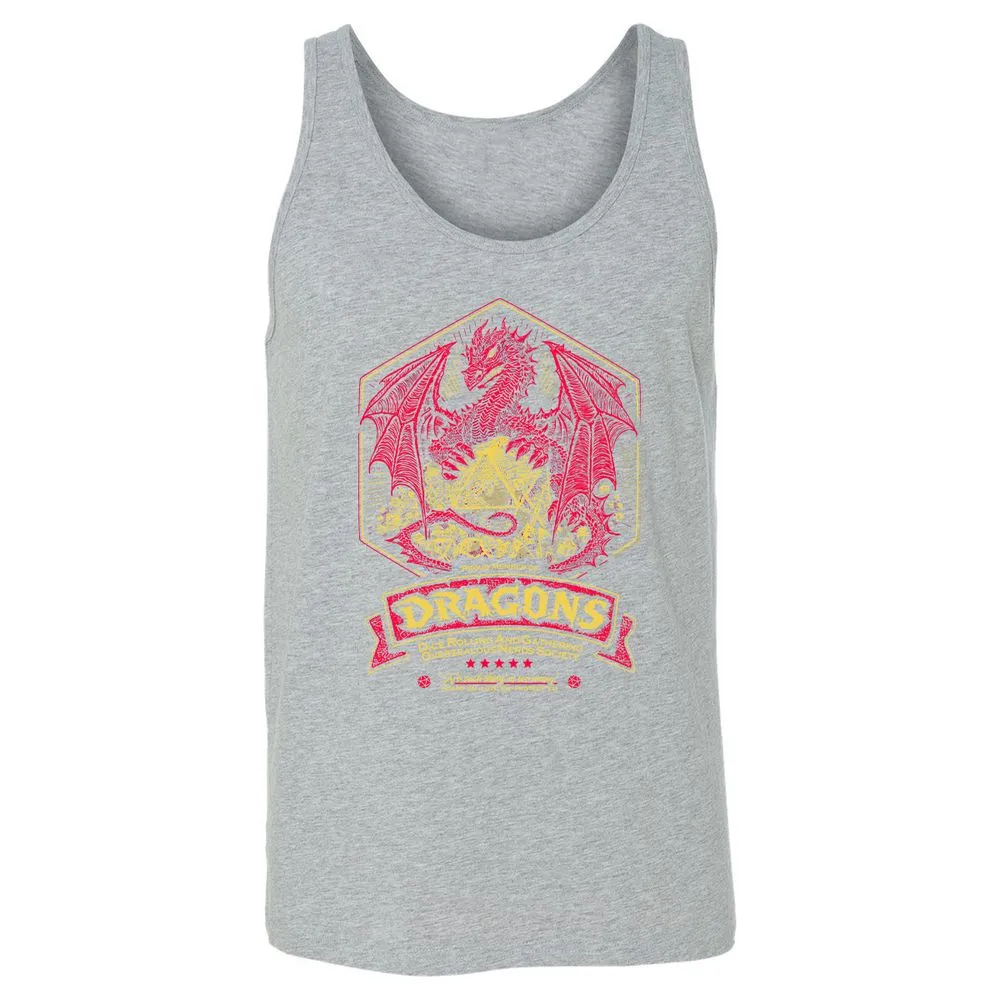 Fantasy Dragon With Dice - Athletic Heather - 4