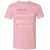 Ambivert Stats Premium Unisex T-Shirt - Light Pink - 3
