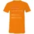 Art Teacher Stats Unisex V-Neck T-Shirt - Orange - 11