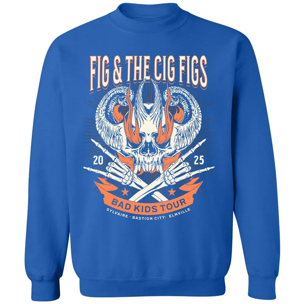 Fig and the Cig Figs, Dimension 20 Classic Unisex Sweatshirt - Royal - 9