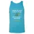 YOU REACH OUT TO PUSH Unisex Jersey Tank - Aqua Triblend - 3