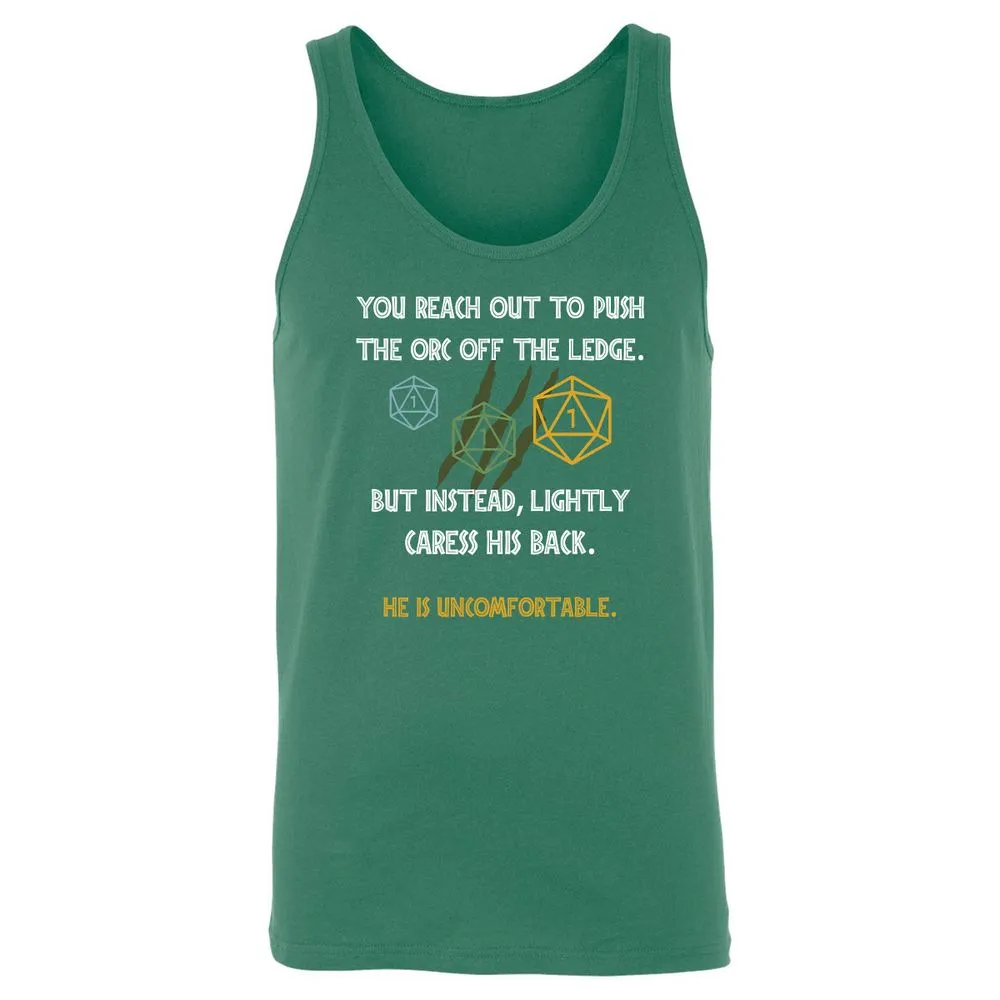 YOU REACH OUT TO PUSH Unisex Jersey Tank - Kelly - 9