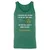 YOU REACH OUT TO PUSH Unisex Jersey Tank - Kelly - 9
