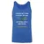 YOU REACH OUT TO PUSH Unisex Jersey Tank - True Royal Triblend - 12