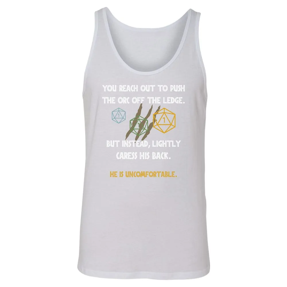 YOU REACH OUT TO PUSH Unisex Jersey Tank - White - 14
