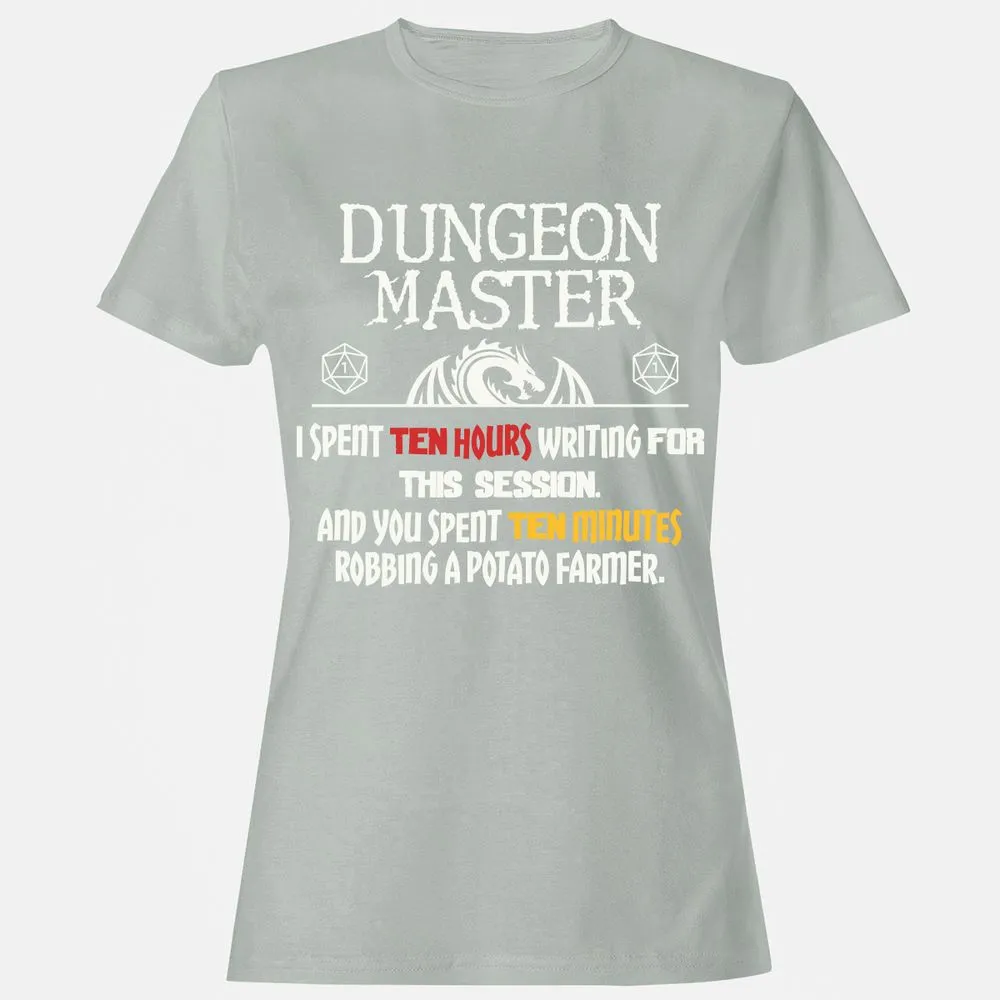 Dungeon Master Chaos Meme Women's T-Shirt - Ash - 2