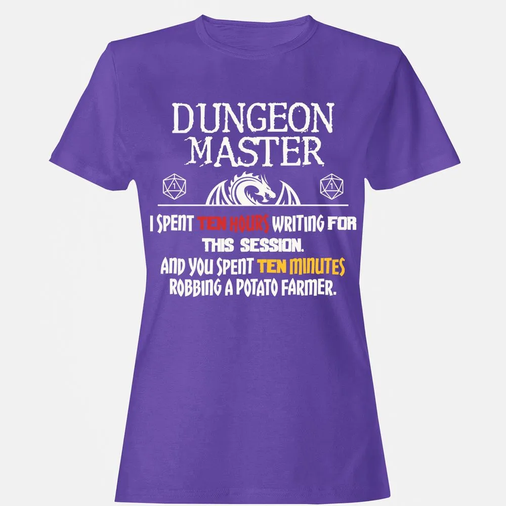 Dungeon Master Chaos Meme Women's T-Shirt - Purple - 12