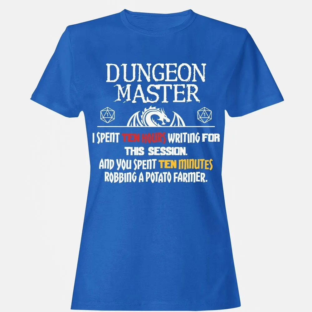 Dungeon Master Chaos Meme Women's T-Shirt - Royal - 14