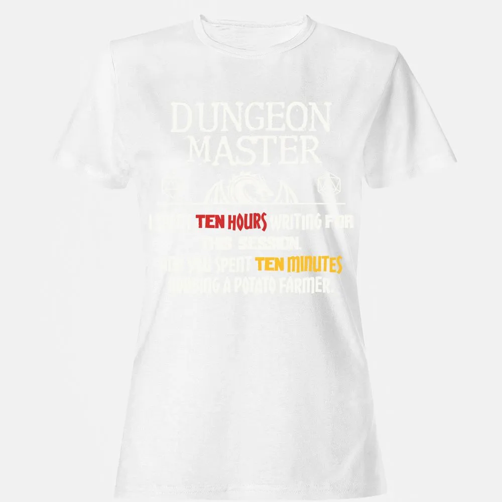 Dungeon Master Chaos Meme Women's T-Shirt - White - 16