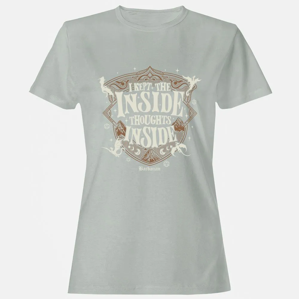 Barbarian I Kept The Inside Thoughts Inside - Ash - 2