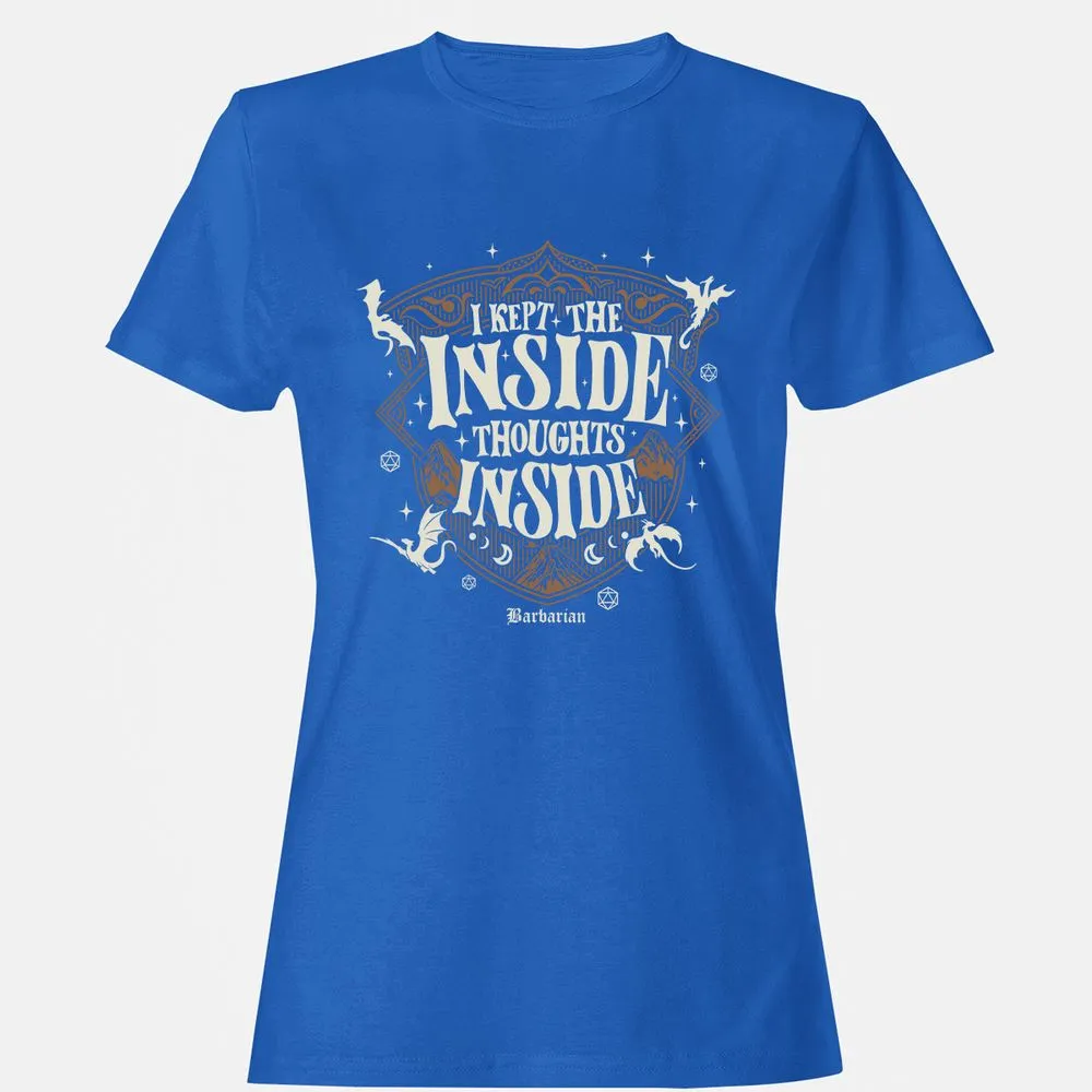 Barbarian I Kept The Inside Thoughts Inside - Royal - 14