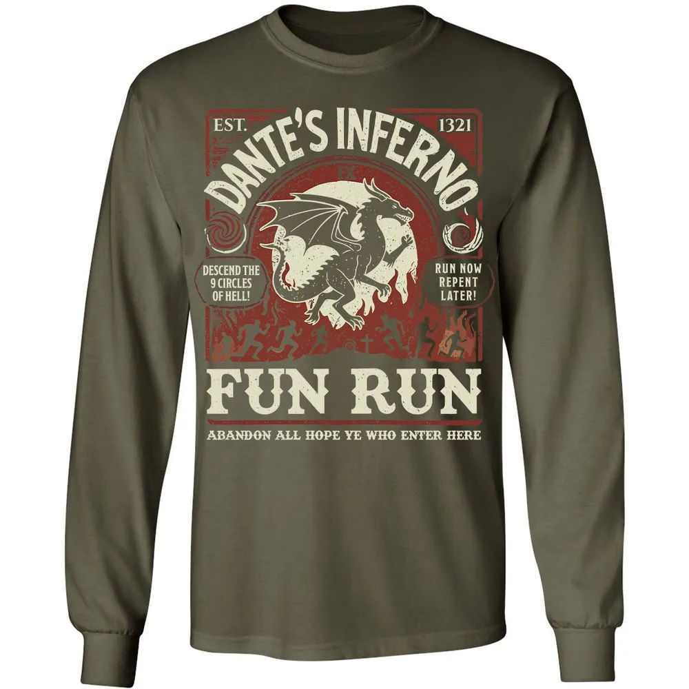 Dante’s Inferno Fun Run – Faerun Fantasy - Military Green - 16