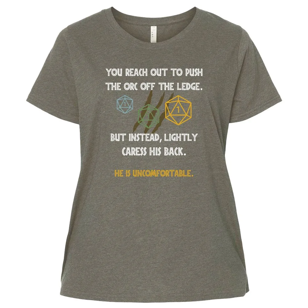 YOU REACH OUT TO PUSH Ladies Curvy Jersey - Bamboo Blackout - 2