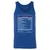 ADHD&D Nutrition Facts Unisex Jersey Tank - True Royal - 13