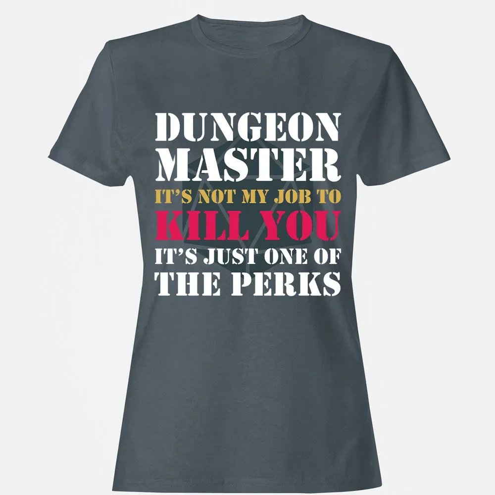 DUNGEON MASTER NOT MY JOB Women's T-Shirt - Charcoal - 3