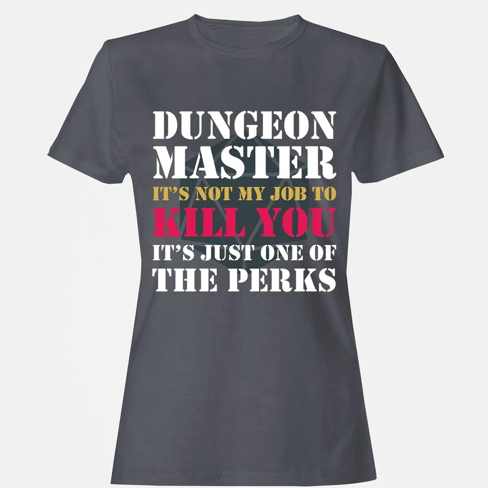 DUNGEON MASTER NOT MY JOB Women's T-Shirt - Dark Heather - 5