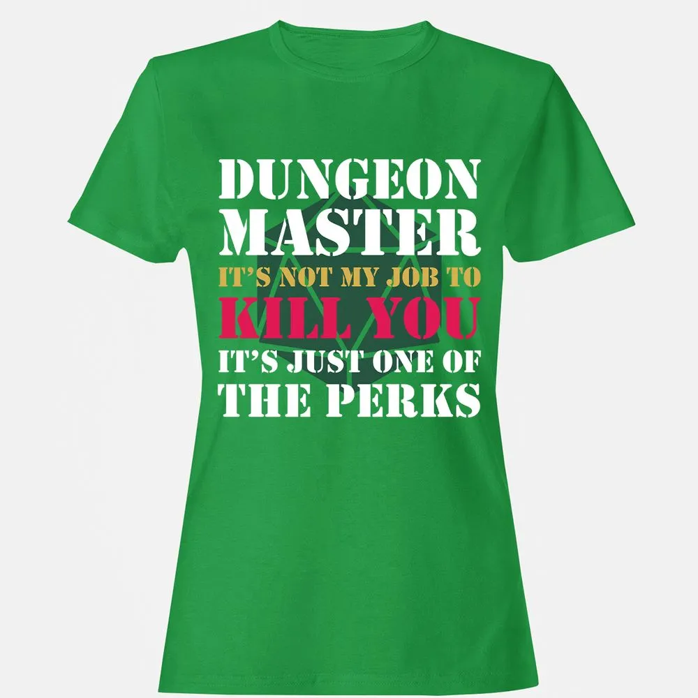 DUNGEON MASTER NOT MY JOB Women's T-Shirt - Irish Green - 7