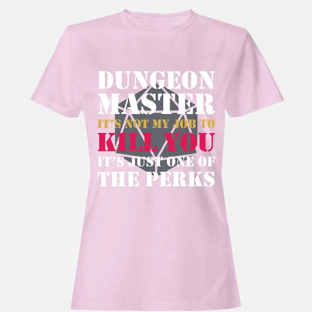 DUNGEON MASTER NOT MY JOB Women's T-Shirt - Light Pink - 9