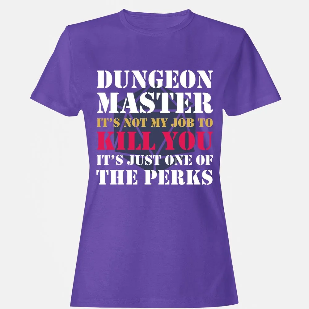 DUNGEON MASTER NOT MY JOB Women's T-Shirt - Purple - 12