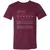 Ambivert Stats Unisex V-Neck T-Shirt - Maroon - 6