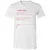 Ambivert Stats Unisex V-Neck T-Shirt - White - 5