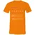 Ambivert Stats Unisex V-Neck T-Shirt - Orange - 11