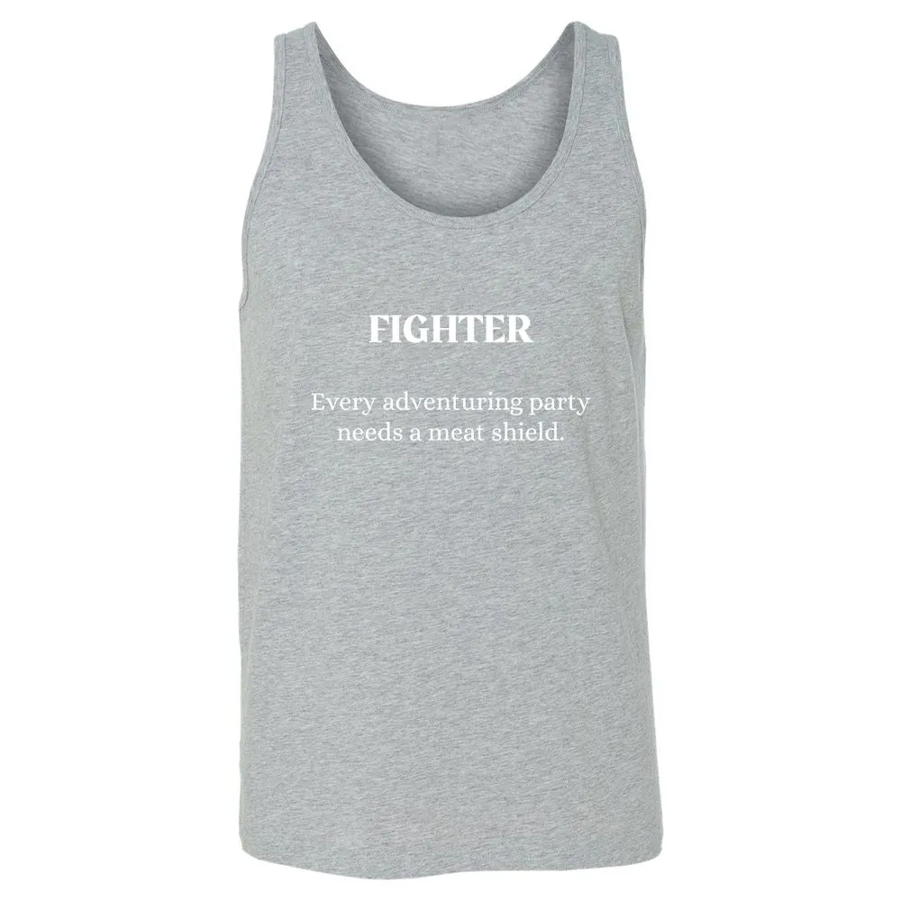 Fighter – Every Party Needs A Meat Shield Unisex Jersey Tank - Athletic Heather - 4