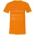 Birder Stats Unisex V-Neck T-Shirt - Orange - 11