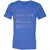 Birder Stats Unisex V-Neck T-Shirt - Heather True Royal - 14