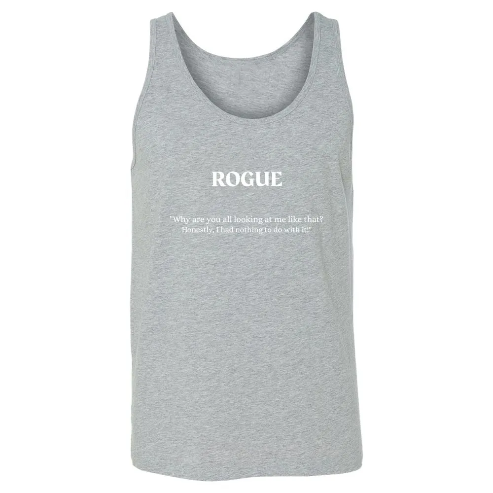 Rogue – Why Are You All Looking At Me Like That Unisex Jersey Tank - Athletic Heather - 4