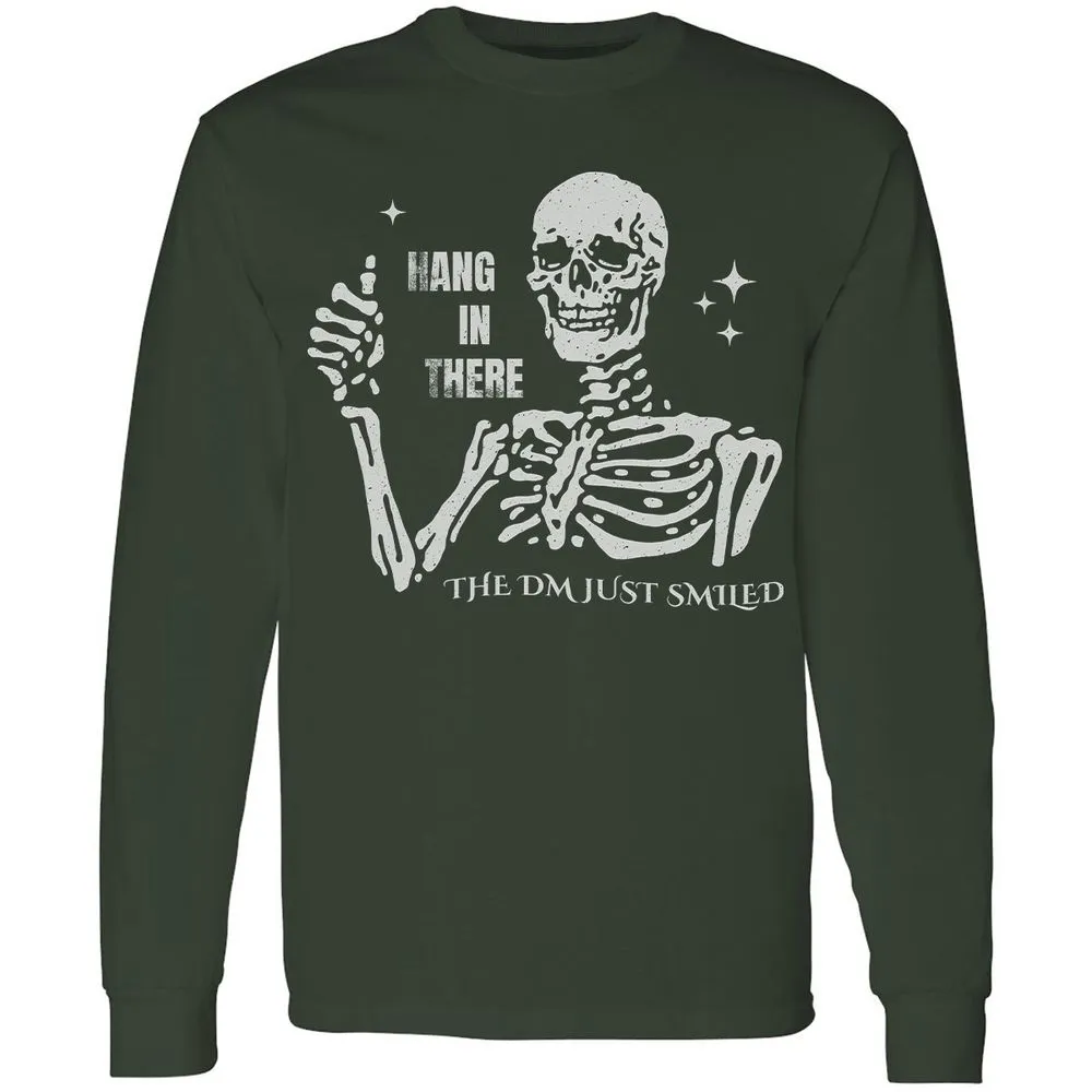Hang In There – The DM Just Smiled Skeleton - Forest Green - 4