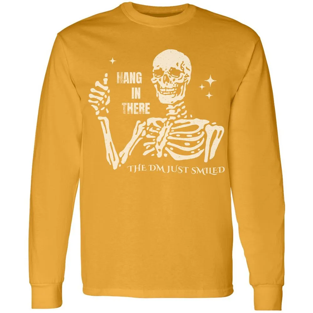 Hang In There – The DM Just Smiled Skeleton - Gold - 9