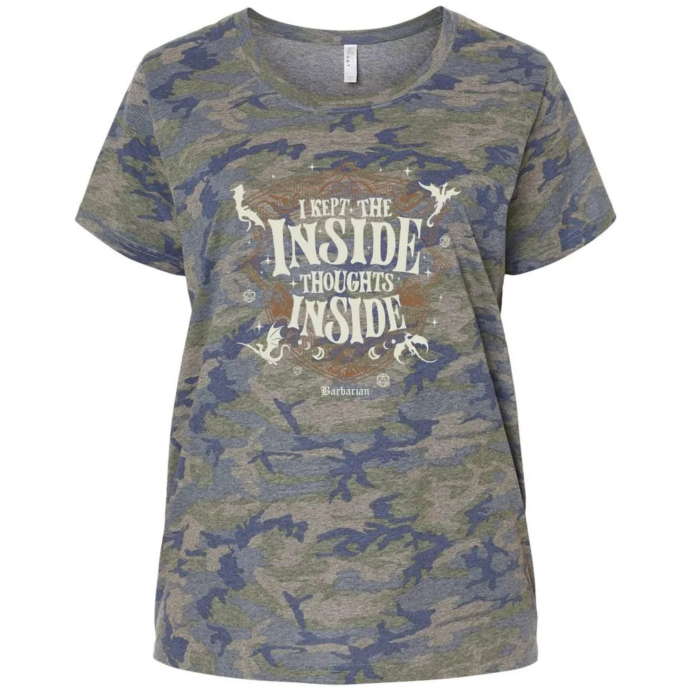 Barbarian I Kept The Inside Thoughts Inside - Vintage Camo - 5