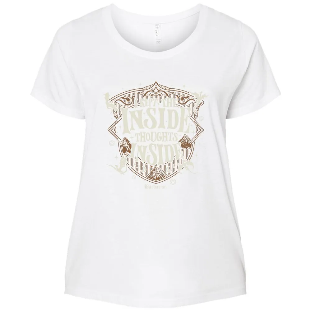 Barbarian I Kept The Inside Thoughts Inside - White - 6