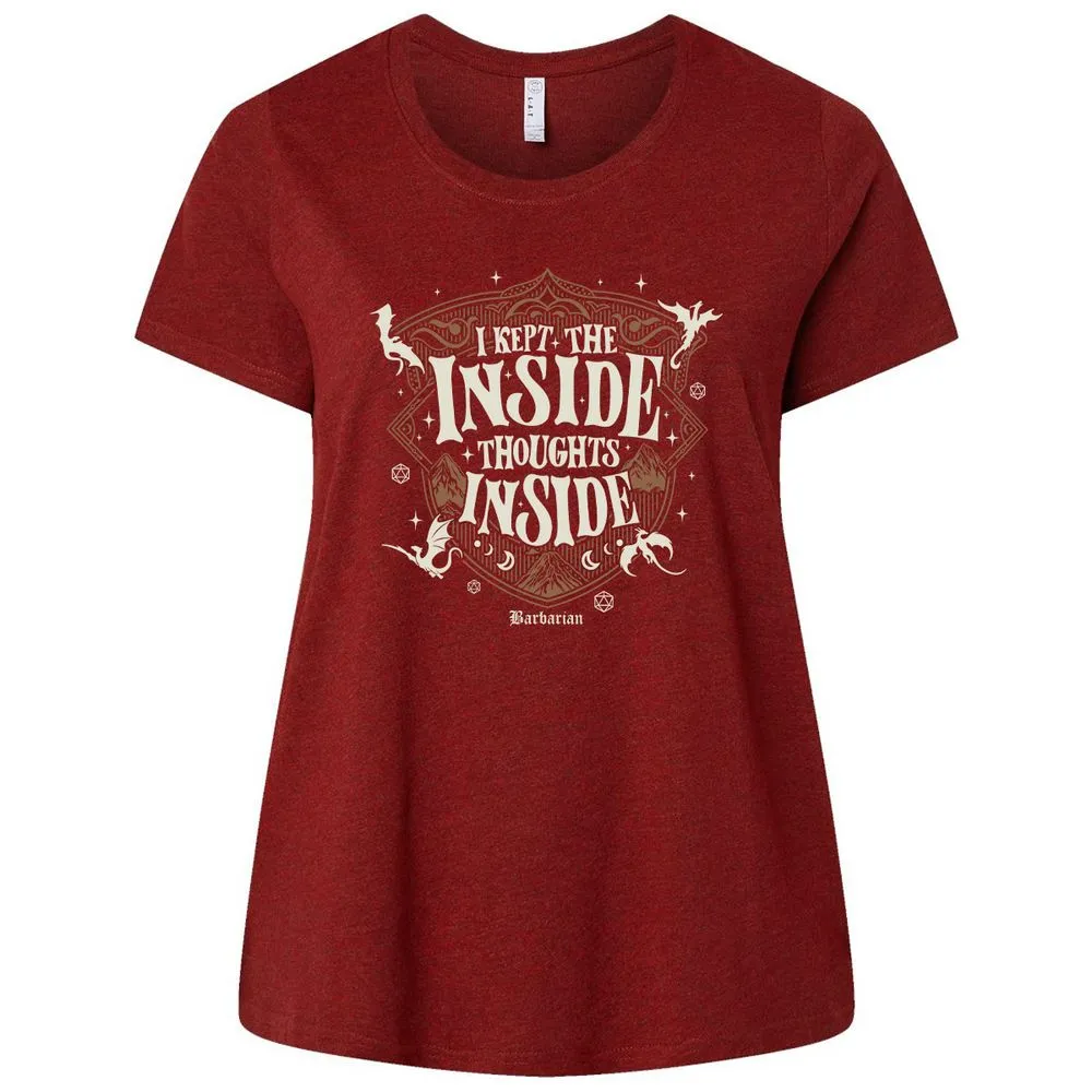 Barbarian I Kept The Inside Thoughts Inside - Cardinal - 10