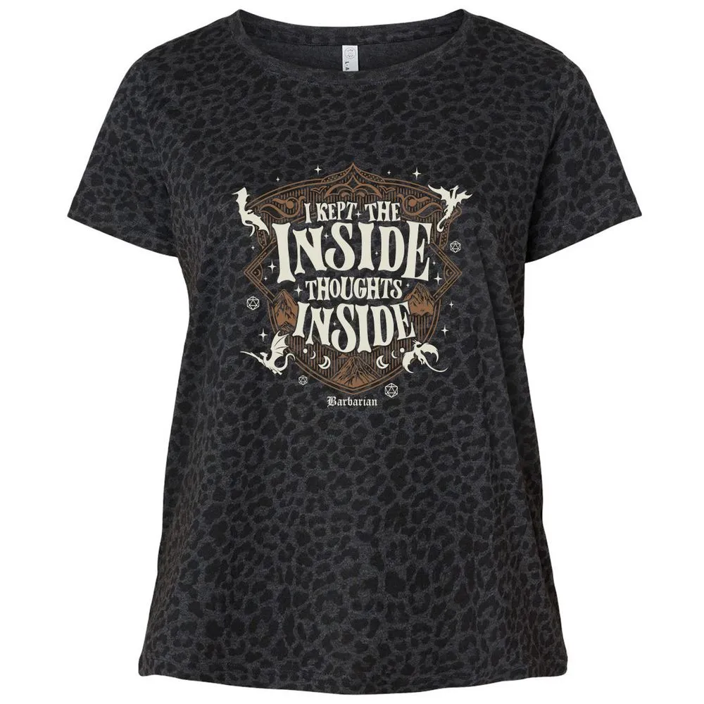 Barbarian I Kept The Inside Thoughts Inside - Black Leopard - 11